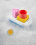 6-piece Set 6m+ Skip Hop Baby Bath Toy STEM Learning & Play Stacking Boat Bathtub Sensory Development Toy with Sprinkle