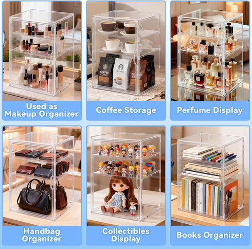 Countertop, Baby Bottle Storage Organizer for X-Large Clear Bottle Organizer, Baby Bottle Storage Organizer