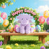 Apricot Lamb Purple Dragon Plush Stuffed Animals for Kids, Soft Cute Plush Toys for Baby Girl and Boy, Fluffy Purple