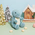 TCBunny Baby Dinosaur Bedtime Stuffed Animal, 12" Plush Toy for Birthday, Valentine, Christmas (T-Rex, Blue)