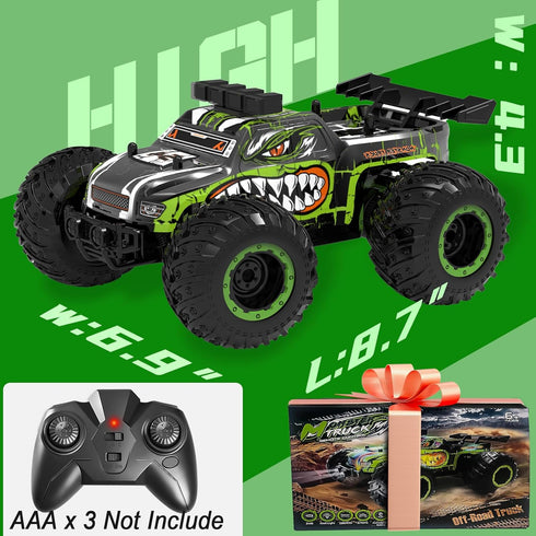 20 2 2 8-12 Remote Control Car for Kids,High Speed KM/H RC Cars Toys,Off-Road with Headlights and Rechargeable Battery