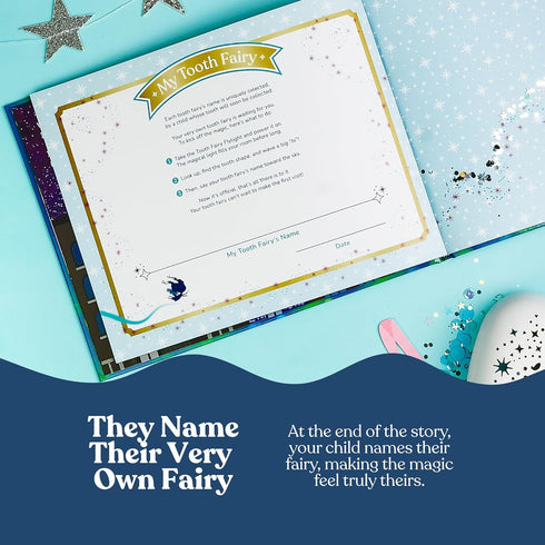 Set, 58 Tooth Fairy Kit & Gift Flylight Projector Night Light, Storybook & Keepsake Journal, The Complete Tooth Fairy