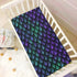 Set Blueangle Fitted Crib Sheets, Soft Breathable Comfortable Baby Sheet for Boys Girls, Dragon Scales Texture Crib