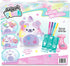 Set Canal Toys Airbrush Plush Kawaii Squish Bear: Includes Plush Bear, Airbrush and Stick on Stencils; Color and wash