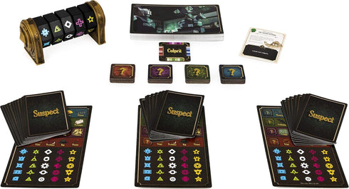 5-Minute 8+ 16 Mystery | A Fast-Paced, Real-Time Cooperative Detective Board Game for Families | Solve The Case Before