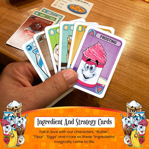 Hasty Baker Family Card Game - Race to Collect Ingredients and Complete Recipes, Ages 7+, 2-6 Players