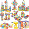 CZOALX 234Pcs Electric Montessori Building Blocks for Toddlers 3-5 4-8, Motorized Gear Construction