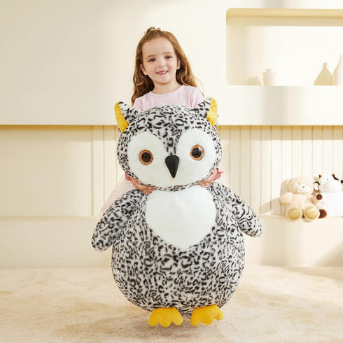 Toy,23 inches EARTHSOUND Giant Owl Stuffed Animal Plush Large Cute Jumbo Soft Toys,Big Size Plushy Oversized Fat