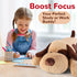 meowtastic Brown Dog Weighted Stuffed Animals - 22 Inch 4.5 lbs Plush Dog Pillow - Cute Gifts for Kids & Adults
