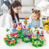 SpringFlower Gifts Toys for Girls: Flower Garden Building Kit with Storage Case, Educational STEM Toy for Toddlers,