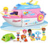 iPlay, iLearn Boat Dollhouse Playset for Girls 3-5, Kids Pretend Play Doll