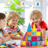 Magnetic Tile Rocket Set 36 Piece Construction Toy, PicassoTiles Magnet Building Block Engineering STEM Learning