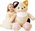EARTHSOUND 30" Giant Cat Stuffed Animal Plush Toy, Large Kitten Jumbo Cute Fluffy Plushie, Gifts for Kids