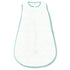 Amazing Baby Microfleece Sleeping Sack, Wearable Blanket with 2-Way Zipper, Playful Dots, SeaCrystal, Small 0-6 Month
