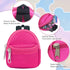 UNICORN ELEMENT 6pcs Mini Zipper Doll Backpacks, Cute School Bags for Doll Accessories