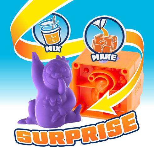 9 Elmer's Squishies Minis Make Your Own Squishies Kit, Creates Characters, DIY Activity - Perfect for Stress Relief
