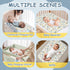 31.5" 21.5" Baby Diaper Changing Pad x Extra Large Waterproof Absorbent Portable Changing Mat, Reusable Changing Pad
