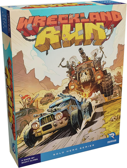 Wreckland Run - Solo Hero Series, Renegade Games, Ages 10+, 1 Player Solo Campaign Game, 30-45 Min