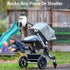 QNHMPW Baby Rocker Bracket, Adjustable Mount for Vibrating Soothers on Baby Strollers, Car Seats, Bouncers