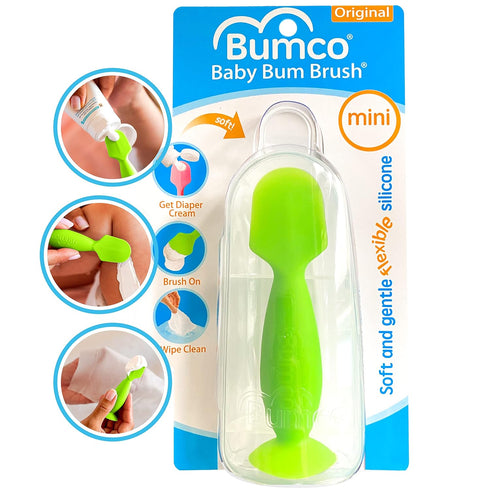 Bumco Mini Diaper Cream Spatula with Case - BPA-Free, Soft & Flexible Diaper Applicator, Baby Must Haves