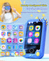 Kids Toy Smartphone for Boys Ages 3-8, Fake Play Phone with Music Player, Dual Camera, and Puzzle Games
