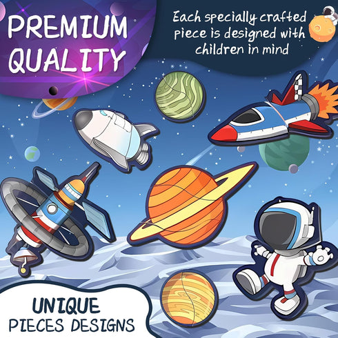 3-5 38 16 3+ Space Magnetic Travel Game Montessori STEM Quiet Toys for Toddlers with Magnets & Activity Cards