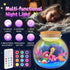 7july 5 6 7 8 9 10 11 12 Mermaid Terrarium Craft Kit for Kids - LED Night Light Up & Remote Mermaid Birthday Gifts Toys