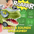JOYIN 13 in 1 Dinosaur Toys for Kids 3-5, Dinosaur Truck with 12 Pull Back Cars, Birthday Gifts for Boys