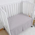 Microfiber 3 Pack Mini Portable Crib Sheets, Comfy Napping Surface for Baby, Fits 24" x 38", Green + Light Grey + White