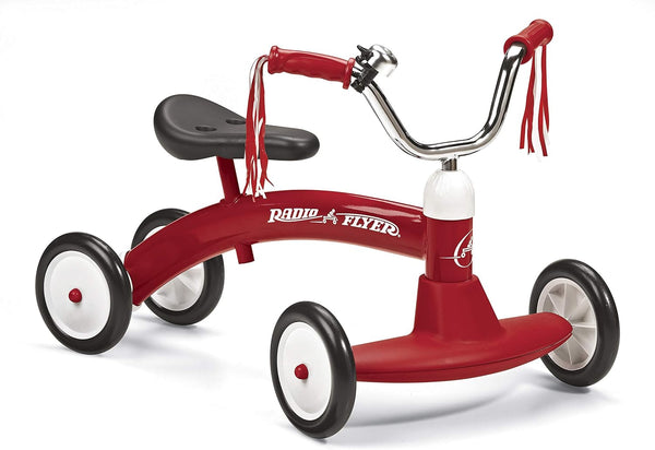 Radio Flyer Scoot-About Toddler Ride On Toy for Ages 1-3 - 23.5" L x 14.5" W x 16.5" H