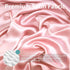 2 Pack 52x28x8 Satin Crib Sheets Girl, Silky Baby Sheet Great for Sensitive Hair, Fitted Toddler Bed Cover (Pink