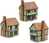 Warlord Games Pike & Shotte Epic Battles — Town Houses Scenery Pack for Military Table Top Wargaming Diorama