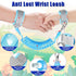 Toddler Leash-Baby Walking Safty Harness and Child Anti Lost Wrist Link for Girls/Boys Travel (Blue+Green)