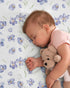 52x28Standard 4 Pack Baby Crib Sheets Girl, Toddler Bed Sheets Fitted for Crib and Toddler Mattresses, Soft Breathable