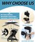 Generic 360 Universal Umbrella Holder for Chair, Adjustable Umbrella Clamp Mount for Stroller, Beach Chair, Wheelchair