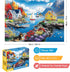 ZSYCZAO 300 300 20.5 15 Piece Puzzles for Adults, Piece Puzzles for Adults Large Piece, Village Lighthouse Dog Bird