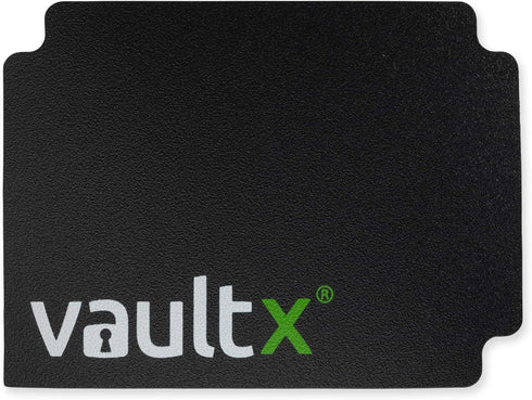 Vault X Trading Card Deck Box with 150 Black Card Sleeves, Fits 100+ Sleeved Cards, Large Standard Storage Box for TCG