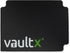 Vault X Trading Card Deck Box with 150 Black Card Sleeves, Fits 100+ Sleeved Cards, Large Standard Storage Box for TCG