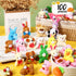 Zhanmai 100 Pcs Mini Plush Stuffed Animal Bulk Small Animal Toys for Kids Birthday Party Favors
