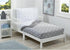4-Piece Set 2-in-1 Delta Reversible Toddler Bedding - Fitted Sheet, Top Sheet, Pillowcase, Comforter - For Boys, Dusty