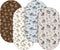 VitalCozy 4 Pcs Vintage Western Cowboy Bassinet Sheets Set 32 x 16