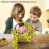 PoseablePals Set Day691PCS Flower Bouquet Building with LED Light, Flowers Basket Bonsai Botanical Collection Building