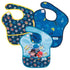 Bumkins SuperBib Baby and Toddler Bibs for 6-24 Months - Essential Feeding Supplies, 3-Pack DC Comics
