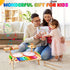 Kids Drum Set for Toddlers - 7 in 1 Montessori Preschool Musical Toys, Drum Kit, Xylophone, Tambourine Birthday Gifts