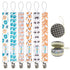 Babygoal Pacifier Clips - 6 Pack Holder for Boys & Girls, Fits Most Pacifier Styles & Teething Toys
