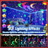 COOLNIGHT Kids,93 Lighting+3 Projector,Remote+Dimmable Projector,360 4 Night Light for Films Kids Night Light Star