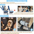 1-8 Baby Airplane Bed, Baby Travel Essentials for Flying, Portable Plane Seat Foot Rest Extender Must Haves for Infants