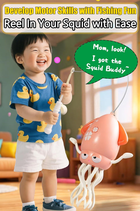JUYEE 3-6 Magic Dancing Octopus Toy with LED Lights & Music Interactive Crawling & Walking Toy, Auto Obstacle