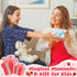 Set 2Pcs R HORSE Kid Apron and Chef Hat - Strawberry Adjustable Children Kitchen Toddler Apron for Girls Role Play Chef
