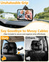 Gwozn 1080P: 3 Setup 7-Inch 2 Dual Baby Car Camera HD Mins Easy Recording Monitor Backseat Camera for Kids with Clear